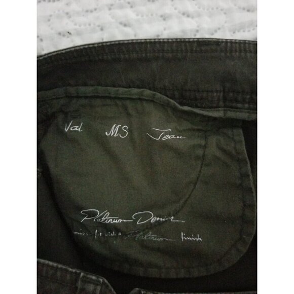 Chico’s Platinum Embellished Pockets Brown Val MS jeans size 3 (16) short - Picture 8 of 8